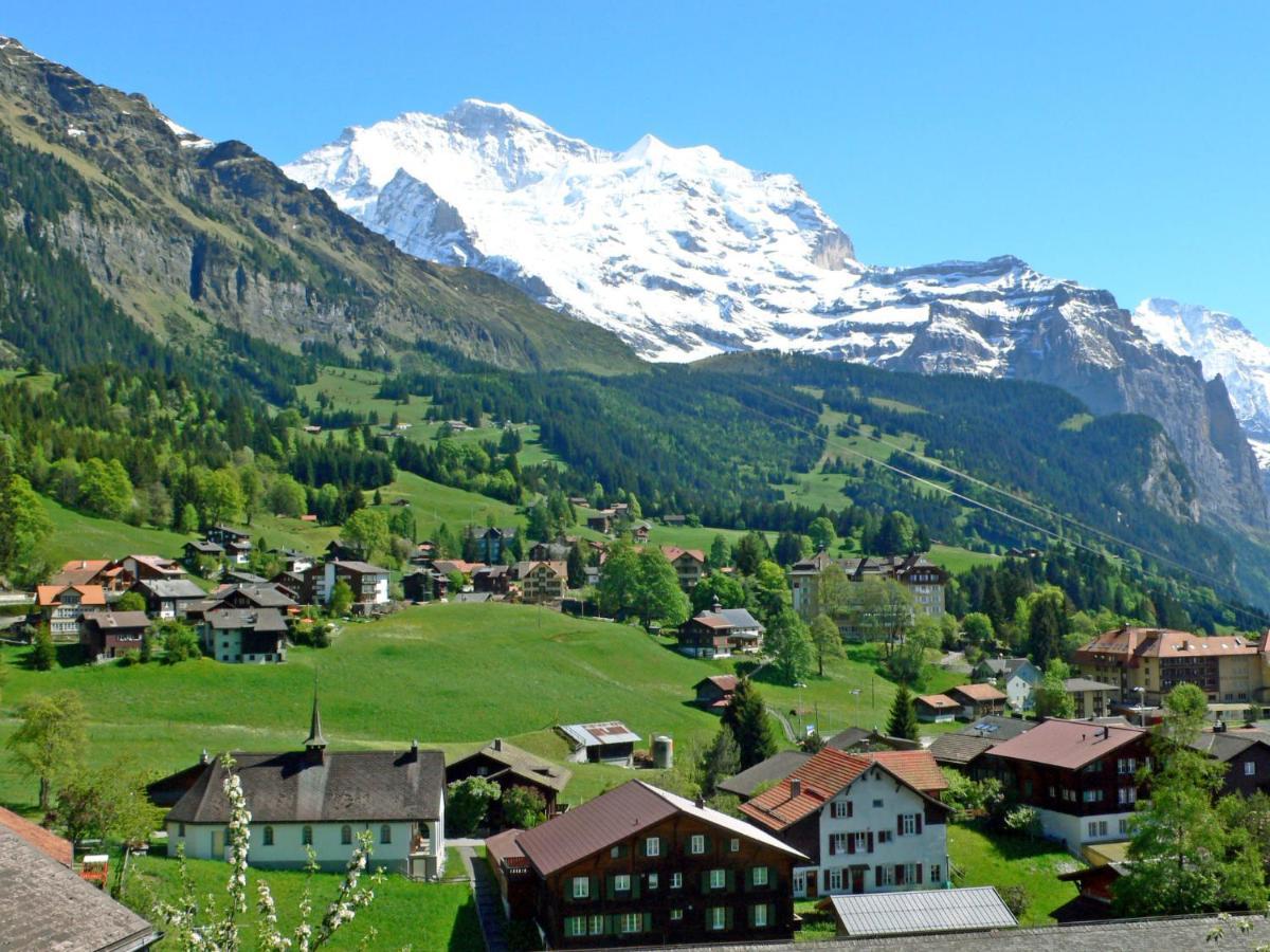 Apartment Primula Wengen Bagian luar foto
